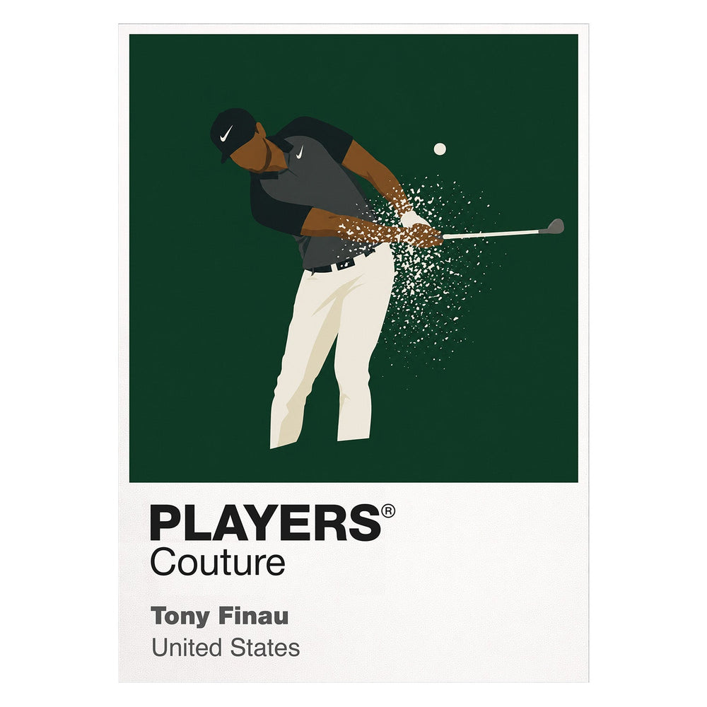 Tony Finau 2 Golf Icon Frame Men's Polo Shirt