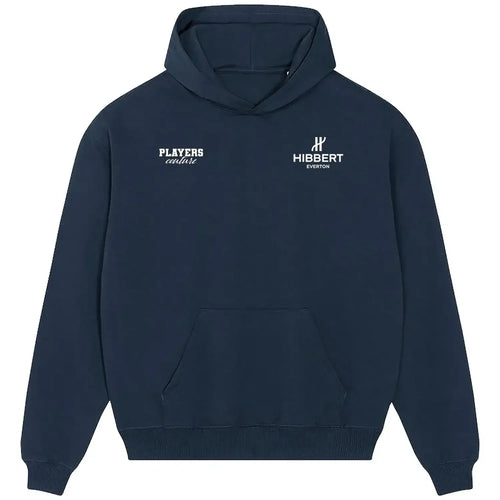 Tony Hibbert hoodie – navy men's hoodie featuring the Tony Hibbert Players Couture logo