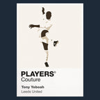 Tony Yeboah Leeds United Icon Frame — Navy