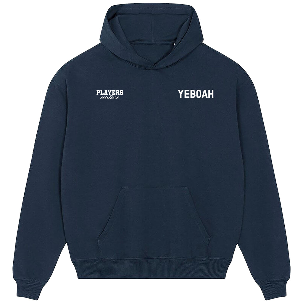 Tony Yeboah Logo Players Couture Men's Casual Hoodie Navy
