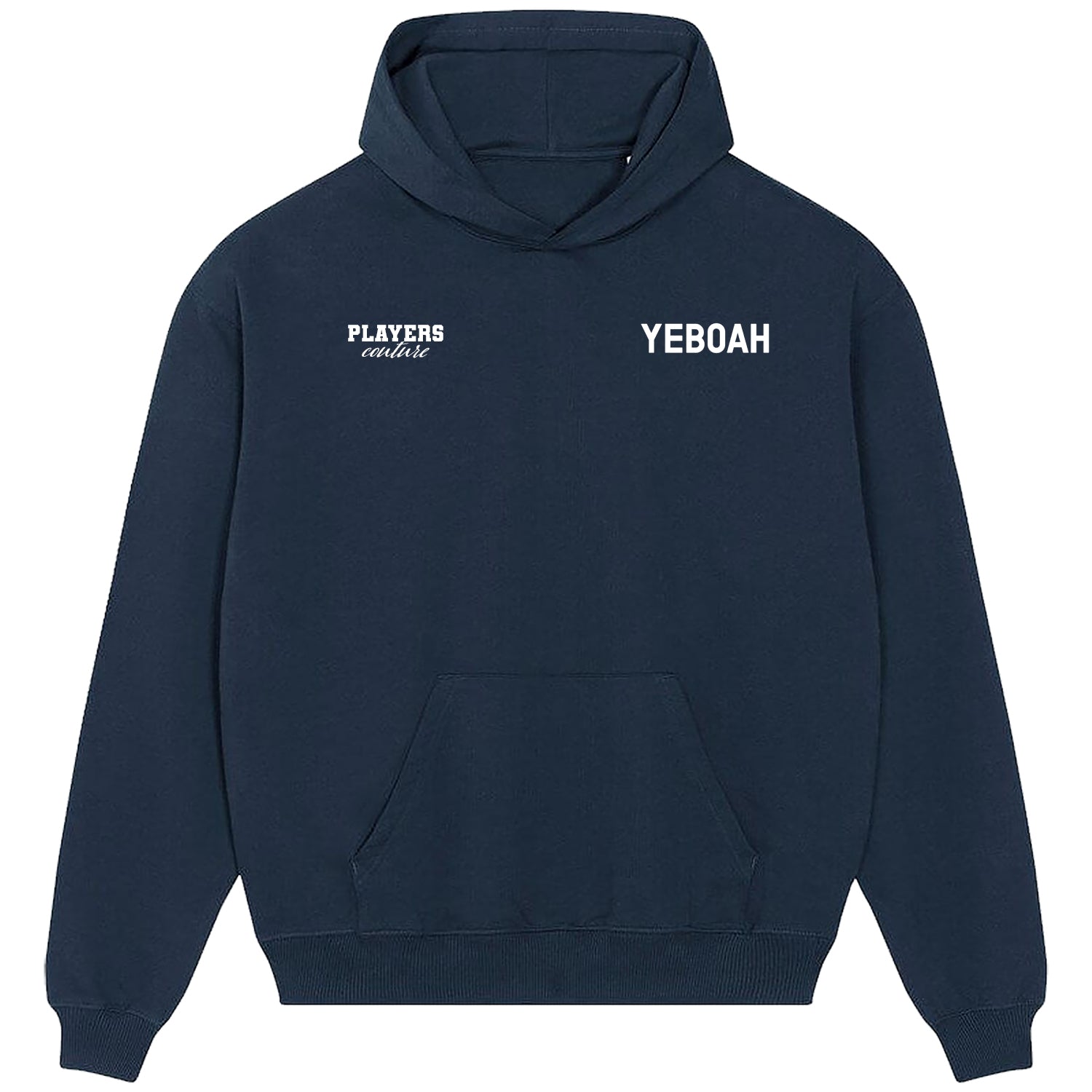 Tony Yeboah Logo Players Couture Men's Casual Hoodie Navy