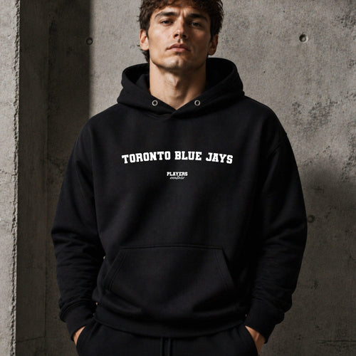 Toronto Blue Jays name-print hoodie - black