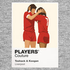 Toshack and Keegan Liverpool grey Icon Frame artwork detail
