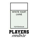 Tottenham Hotspur Monopoly Card hoodie – white men's hoodie with black Tottenham Hotspur Monopoly Card letters and Players