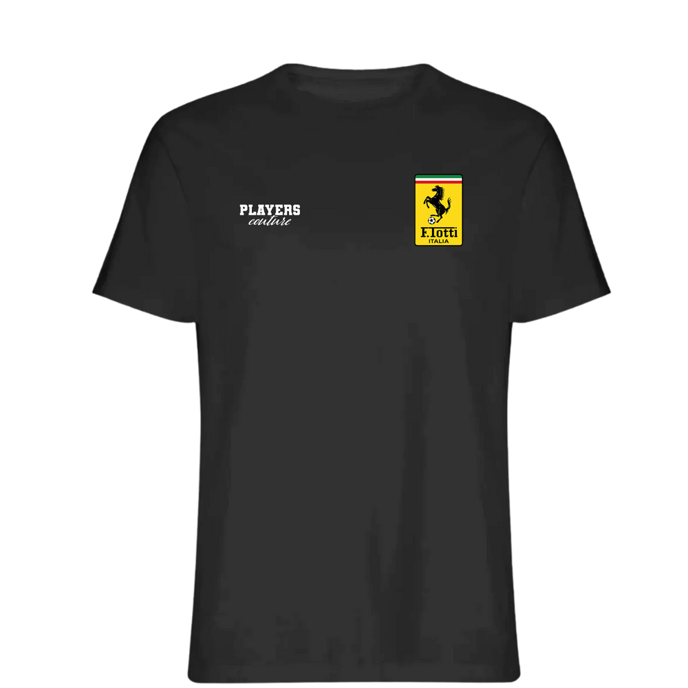 Francesco Totti Logo Players Couture Mens T-Shirt Black