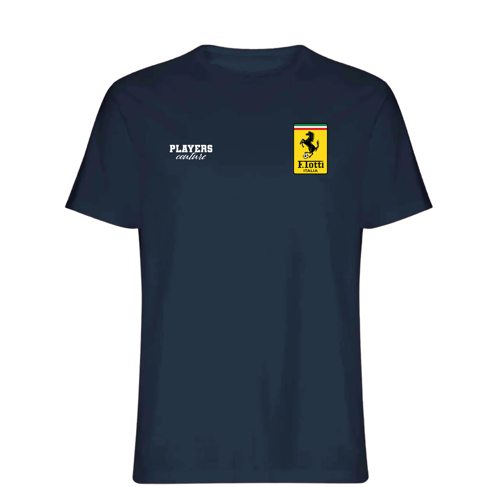 Francesco Totti Logo Players Couture Mens T-Shirt Navy