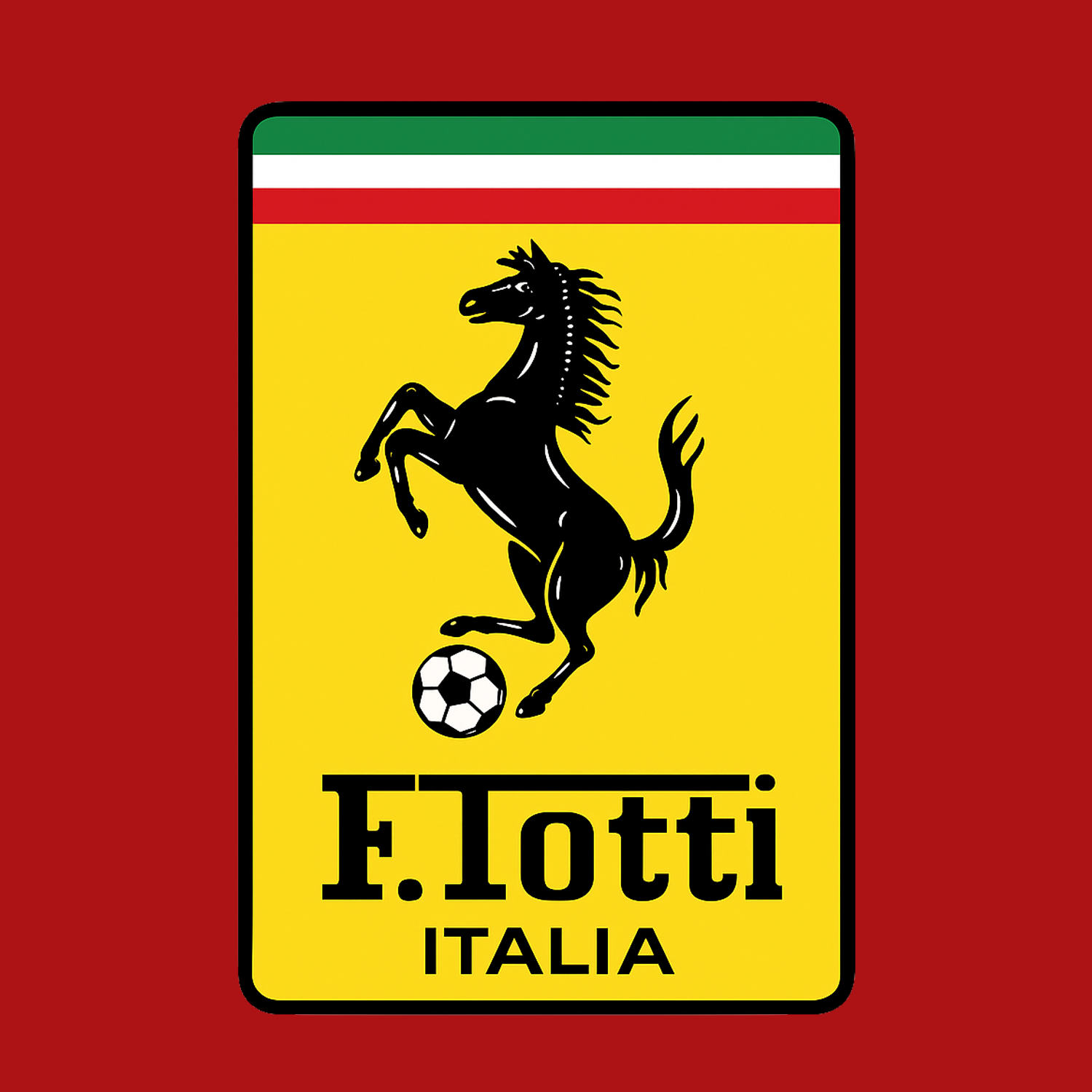 Francesco Totti Logo Players Couture Mens T-Shirt