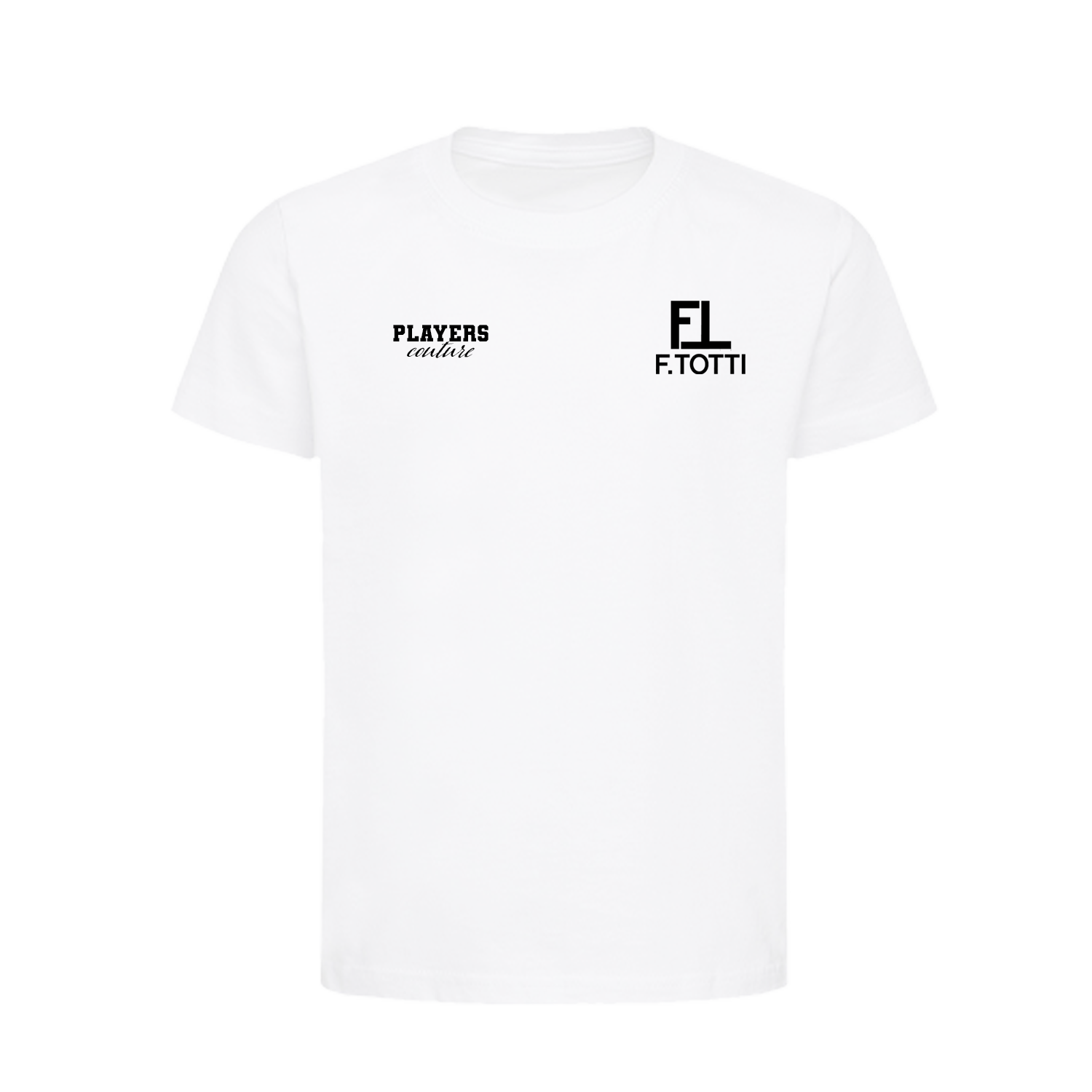 Francesco Totti FT Logo Players Couture Kids T-Shirt White