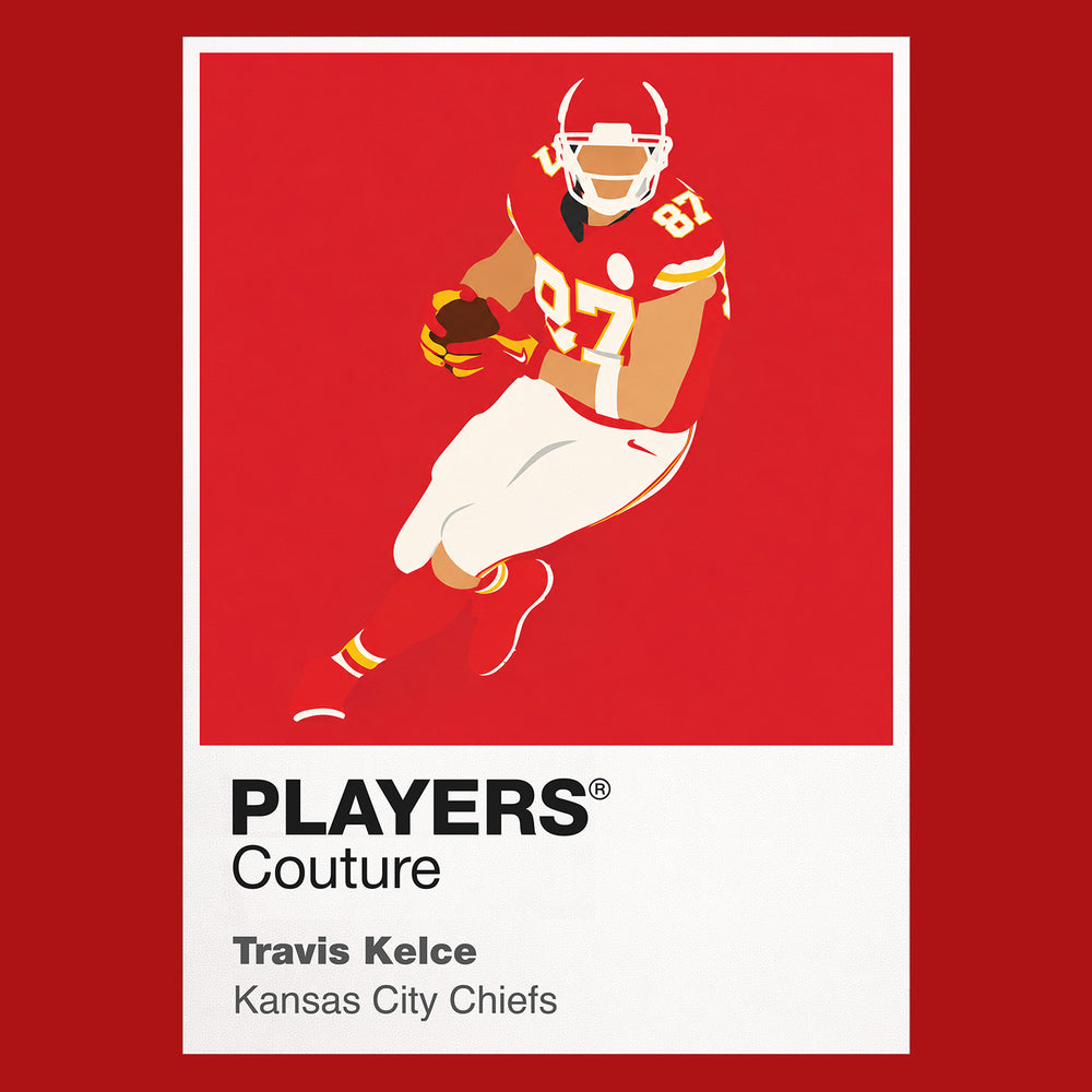 Travis Kelce Chiefs American Football Icon Frame Men's T-Shirt