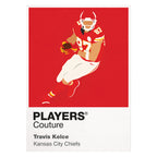 Travis Kelce Chiefs American Football Icon Frame Men's T-Shirt