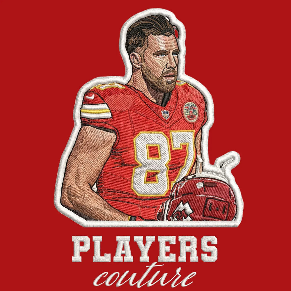 Travis Kelce Badge Players Couture Men's Hoodie