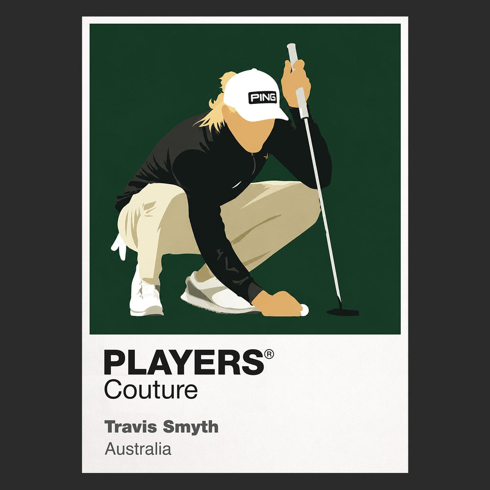Travis Smyth Golf Icon Frame Men's Polo Shirt