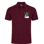 Travis Smyth Golf Icon Frame Men's Polo Shirt - Burgundy