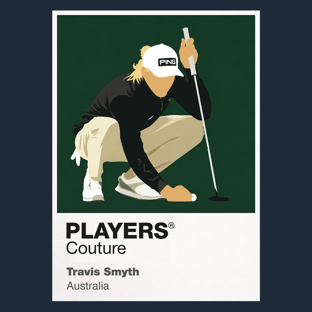 Travis Smyth Golf Icon Frame Men's Polo Shirt