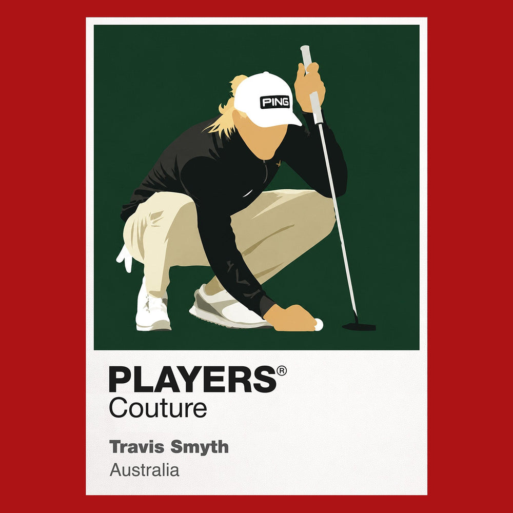 Travis Smyth Golf Icon Frame Men's Polo Shirt