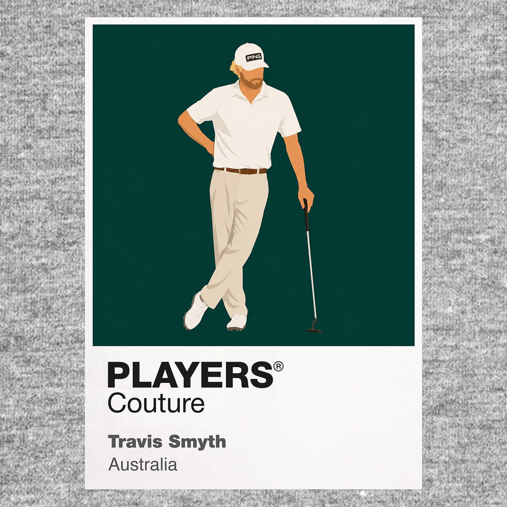 Travis Smyth 3 Golf Icon Frame Men's Polo Shirt