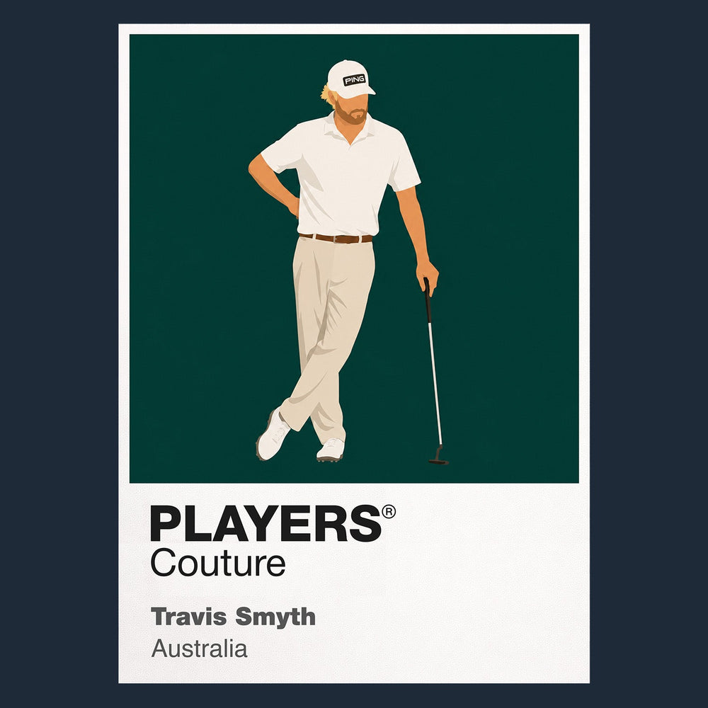 Travis Smyth 3 Golf Icon Frame Men's Polo Shirt