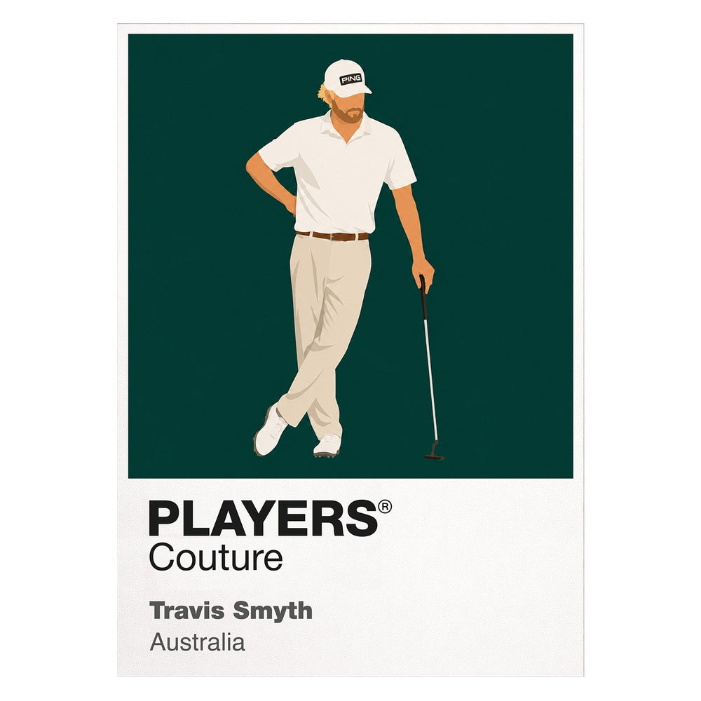 Travis Smyth 3 Golf Icon Frame Men's Polo Shirt