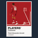 Trent Alexander Arnold Liverpool Icon Frame Kids T-Shirt — Navy Artwork