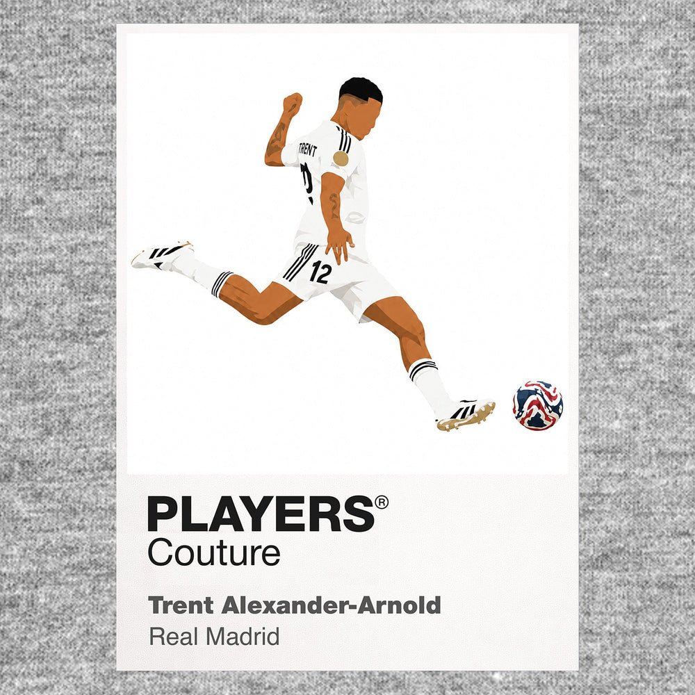 Trent Alexander-Arnold Real Madrid grey Icon Frame artwork detail