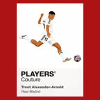 Trent Alexander-Arnold Real Madrid red Icon Frame artwork detail