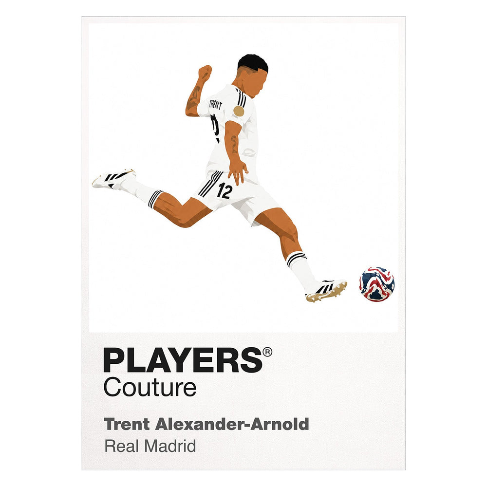 Trent Alexander-Arnold Real Madrid white Icon Frame artwork detail