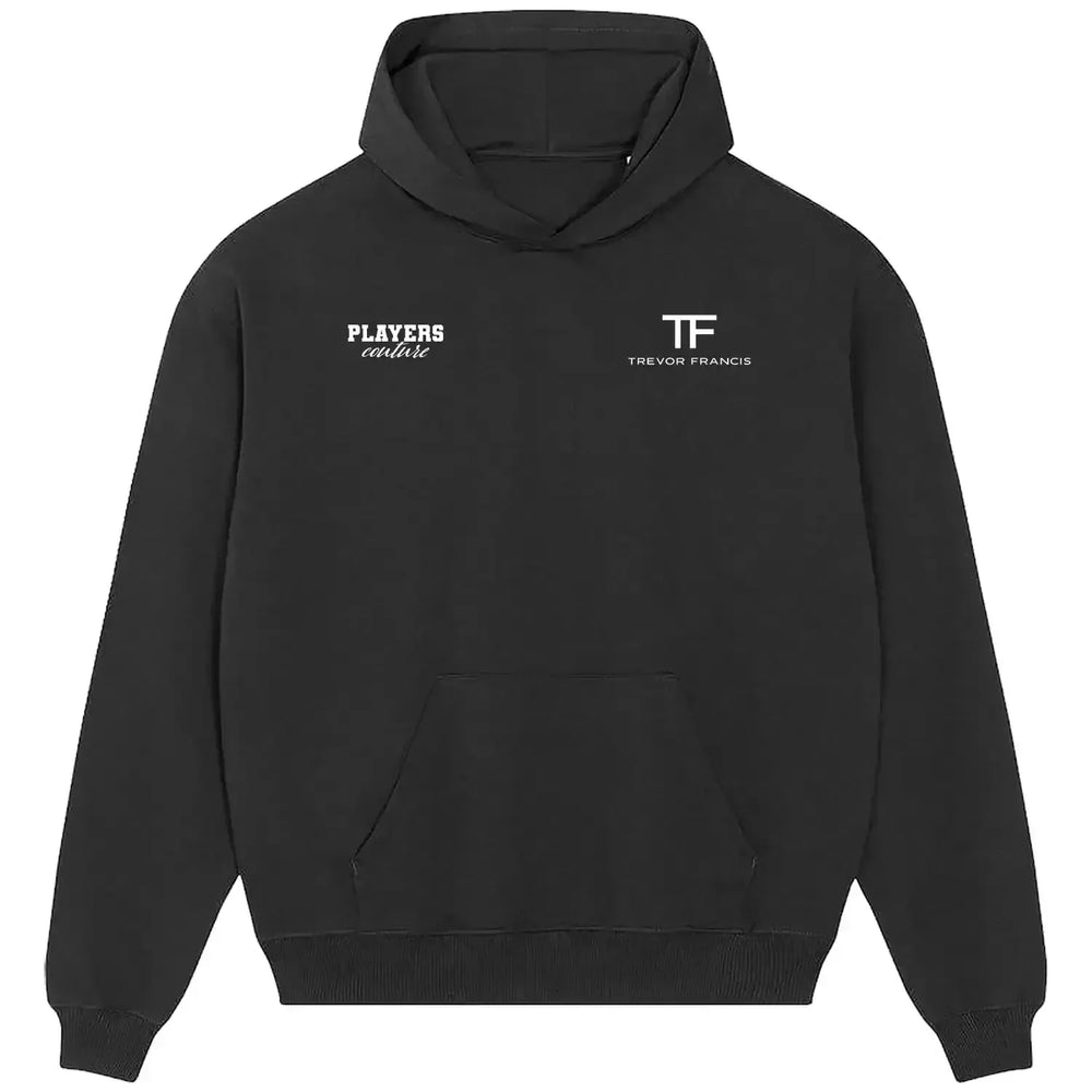 Trevor Francis hoodie – black men's hoodie featuring the Trevor Francis Players Couture logo