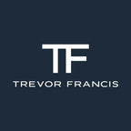 Trevor Francis Logo Men's T-Shirt – navy close-up detail shot of the Trevor Francis Players Couture logo design