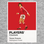 Trevor Francis Nottingham Forest Icon Frame — Gray