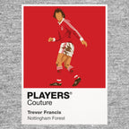 Trevor Francis Nottingham Forest Icon Frame Men's Hoodie — Gray Artwork