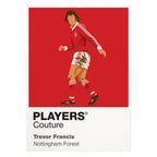 Trevor Francis Nottingham Forest Icon Frame — White
