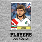 Trifon Ivanov World Cup Sticker Kids T-Shirt – trifon ivanov grey Players Couture design
