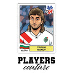 Trifon Ivanov World Cup Sticker Kids Hoodie – trifon ivanov white Players Couture design