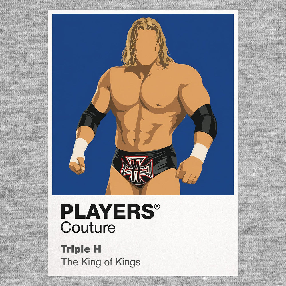 Triple H Wrestling Icon Frame Men's Hoodie