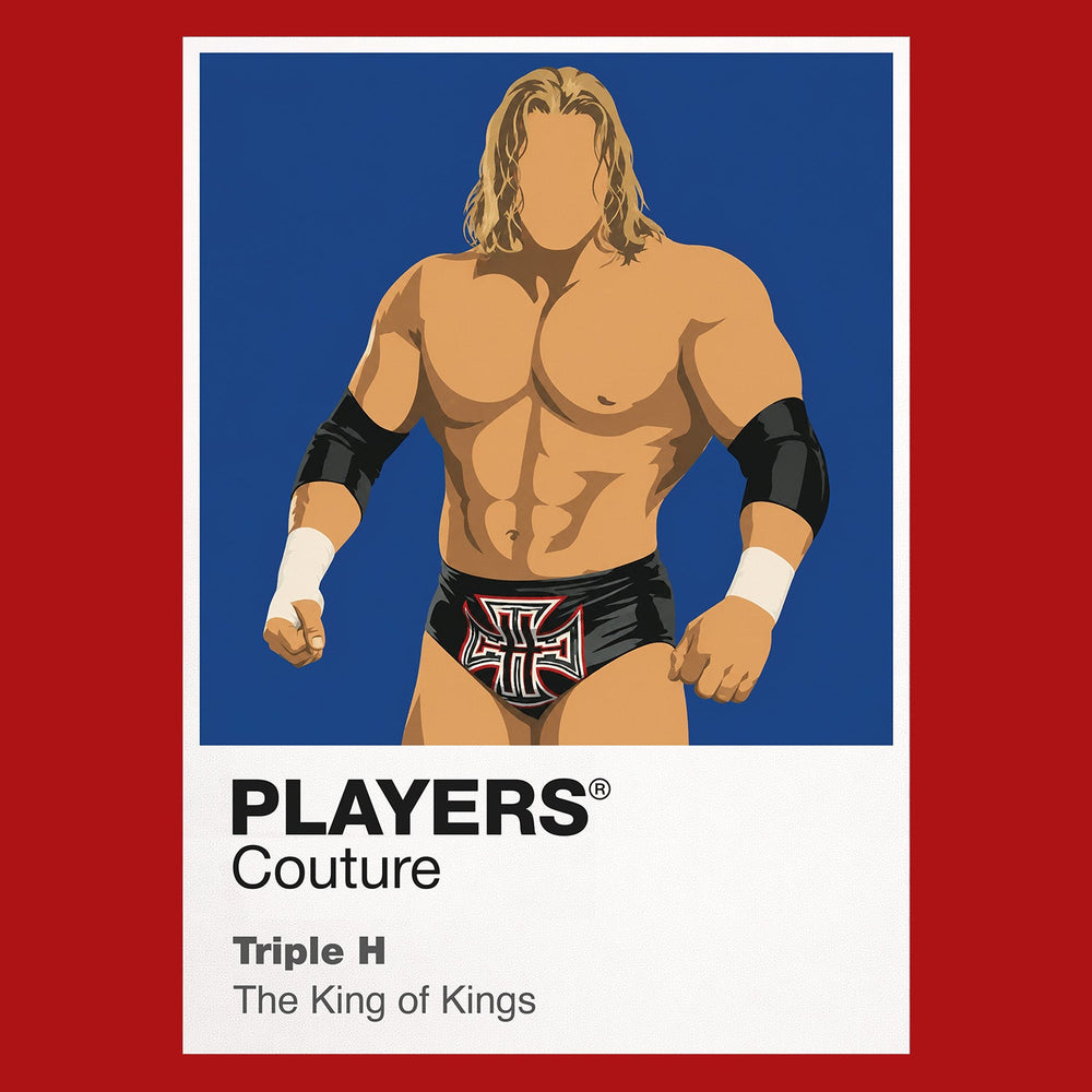 Triple H Wrestling Icon Frame Men's Hoodie