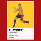 Troy Deeney Watford Icon Frame — Red