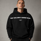 Troy Millings & Rashad Bilal name-print hoodie - black