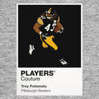 Troy Polamalu Steelers American Football Icon Frame Men's Hoodie
