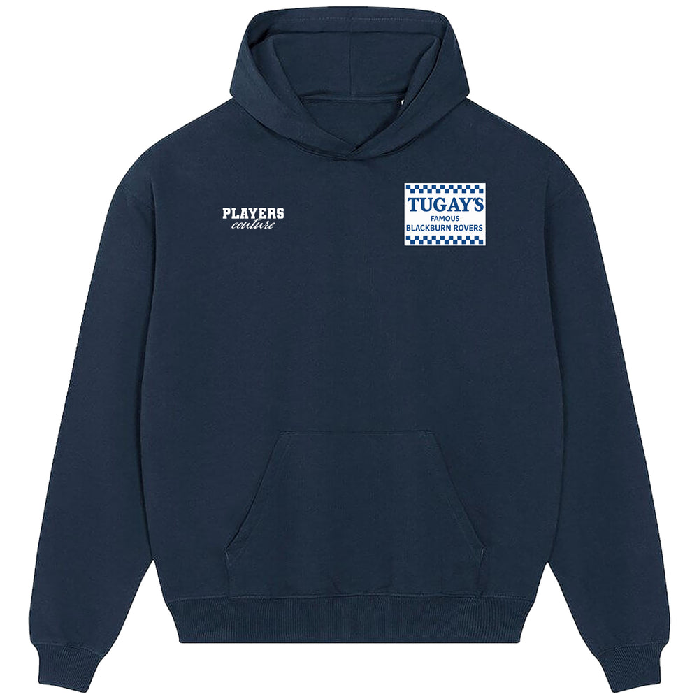 Tugay Kerimoglu Logo Players Couture Men's Casual Hoodie Navy