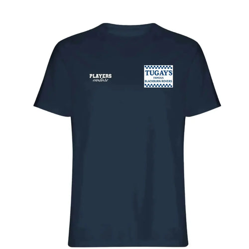 Tugay Kerimoğlu t-shirt – navy men's t-shirt featuring the Tugay Kerimoğlu Players Couture logo