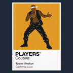 Tupac Shakur Men's T-Shirt - Navy