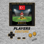Turkey World Cup 8-Bit Men's Hoodie retro gaming football design by Players Couture