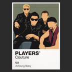 U2 U2's stable four-member line-up, instruments and Joshua Tree-to-Sphere visual scale Icon Frame artwork in black
