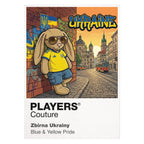 Ukraine Football Cool Bunny Kids Hoodie – Ukraine football cool bunny framed artwork detail – Players Couture