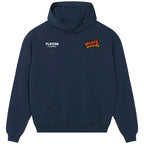 Ultimate Warrior hoodie – navy men's hoodie featuring the Ultimate Warrior Players Couture logo