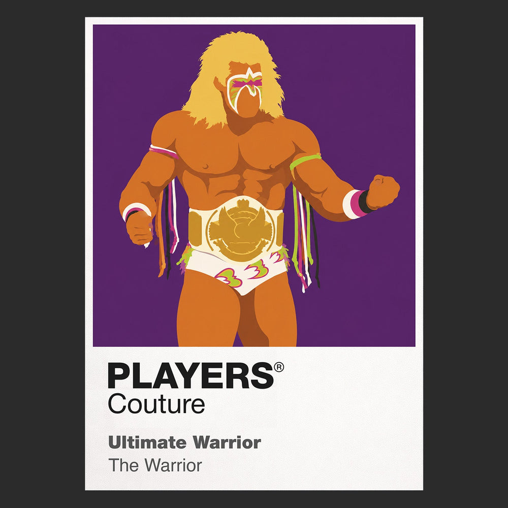 Ultimate Warrior Wrestling Icon Frame Men's T-Shirt
