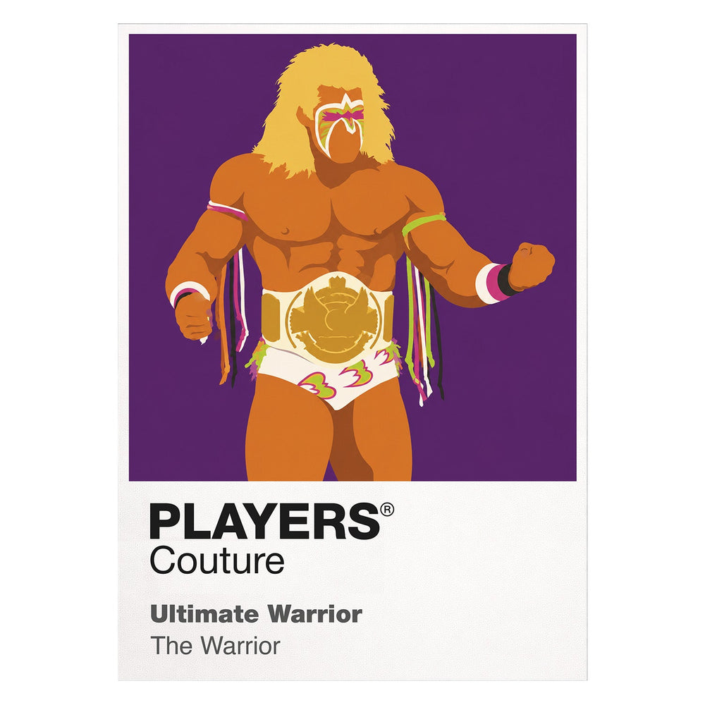 Ultimate Warrior Wrestling Icon Frame Men's Hoodie