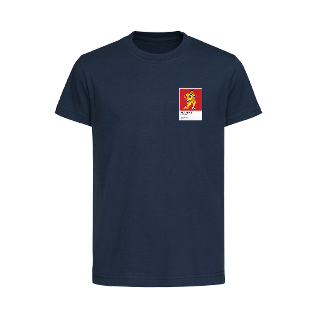 Unai Simon Spain Icon Frame Kids T-Shirt - Navy