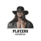 The Undertaker Badge Men's T-Shirt – black close-up detail shot of the The Undertaker Players Couture logo design
