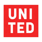 United Logo Men's T-Shirt – white close-up detail shot of the United Players Couture logo design
